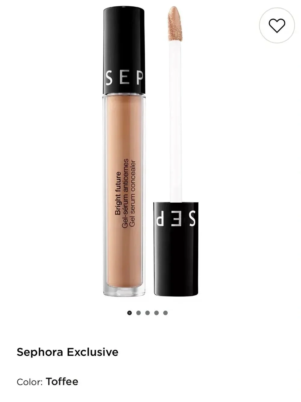 SEPHORA Bright Future Gel Serum Concealer #14 Toffee